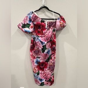 ASOS floral maternity dress